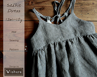 Selkie Summer Dress PDF Sewing Pattern by Wishura Patterns