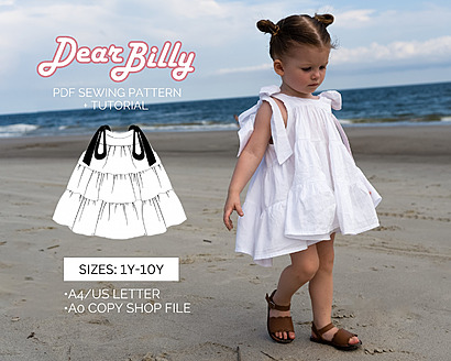 Kentucky Derby Attire Dress Pattern by DearBillyPatterns