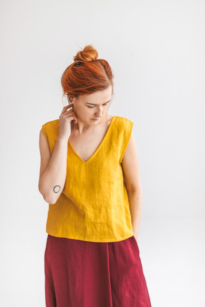 Pansy Blouse by SewingHabitPatterns