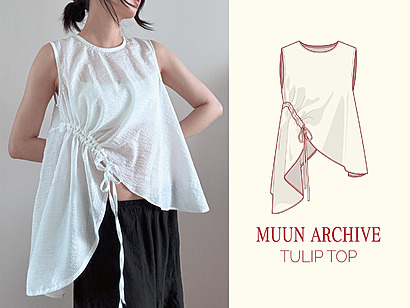 Tulip Top by MUUN ARCHIVE