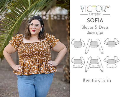 Sofia dress and top by VictoryPatterns