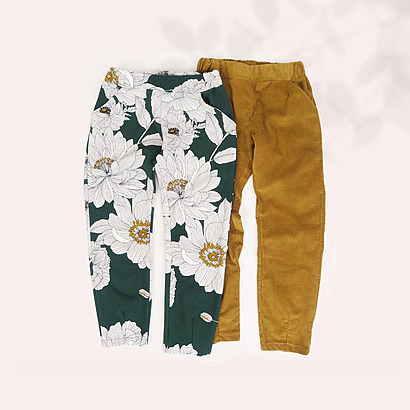 MadeByMePatterns Kids Barrel Pants