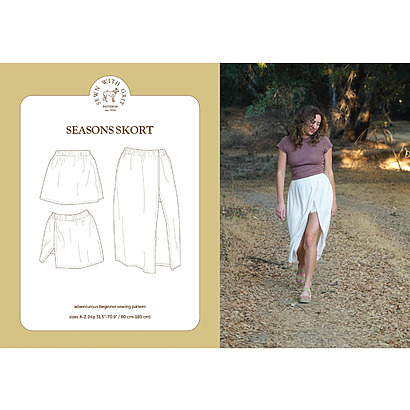 Seasons Skort PDF Sewing Pattern, Size Inclusive, Adventurous Beginner Friendly from
Sewn With Grit Patterns
