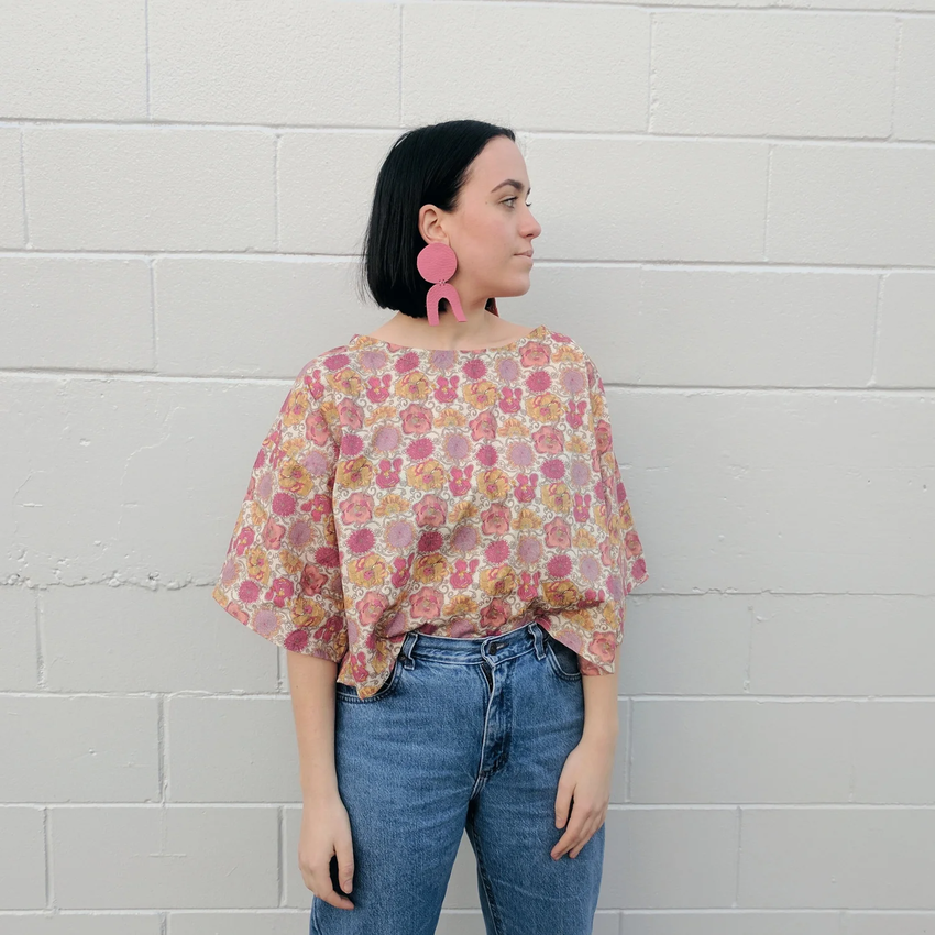 DIY Rectangle Sleeve Top Tutorial by DIY Daisy