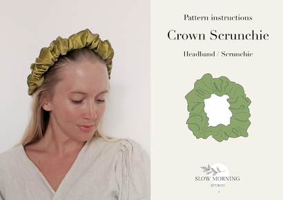 Scrunchie Headband Pattern by Slowmorningstudio