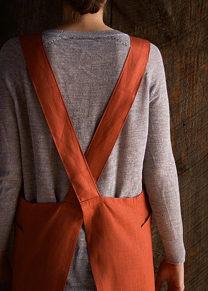 Purl Soho cross-back apron
