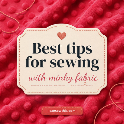 Sewing with minky fabric: tips to tame the fuzz and stretch