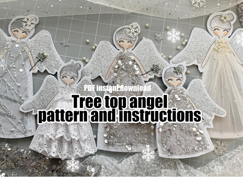 Whimsical Little Fairy Tree Top Angel by lazydoll