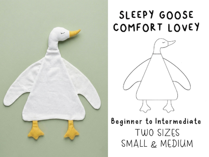 Sleepy goose comforter by Pomae