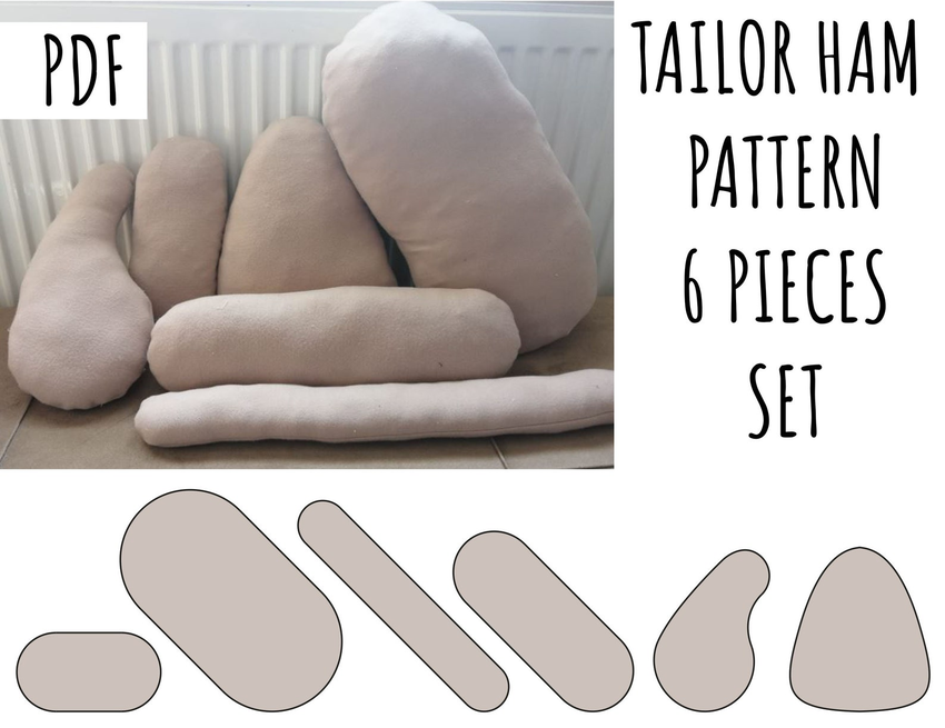 6-piece tailor ham pressing set