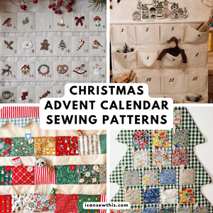 Cozy Christmas advent calendar sewing patterns to stitch this holiday season