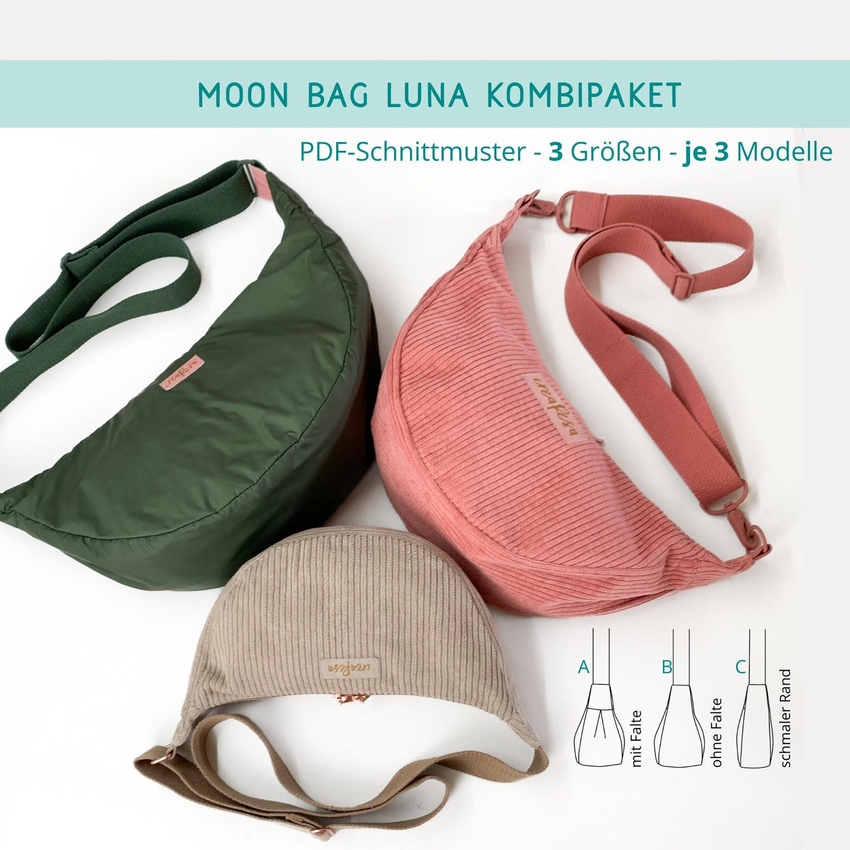 Moon Bag Luna Crossbody by creaResa