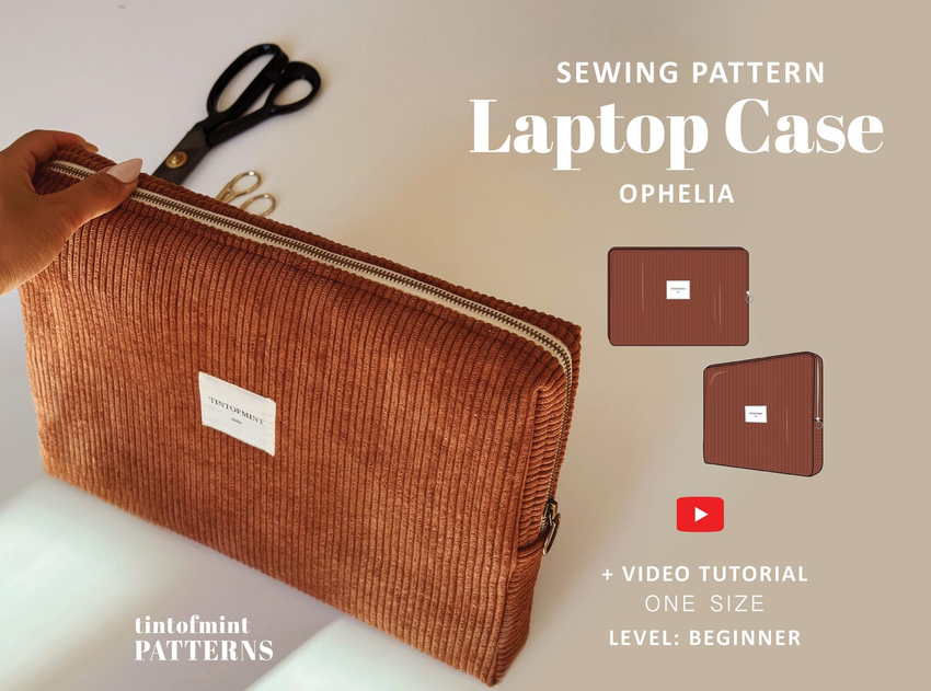 Quilted Laptop Sleeve by tintofmintPATTERNS