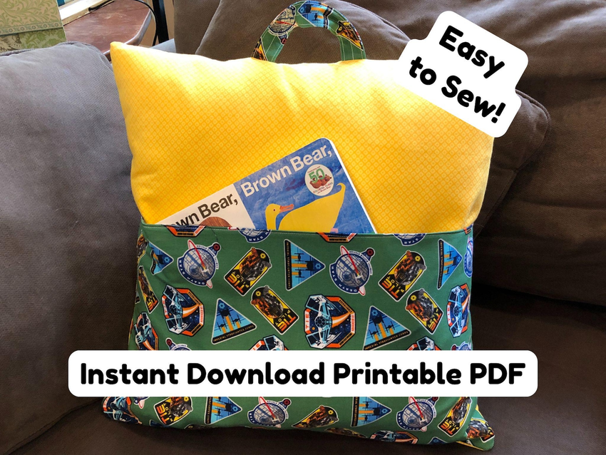 5-Size Pocket Reading Pillow by Needlepointers.com