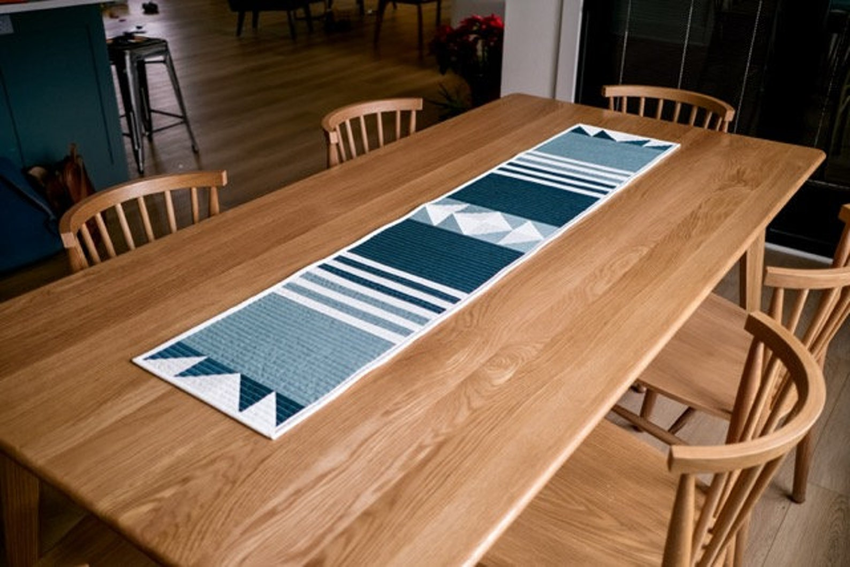 Modern Stripes Table Runner Pattern