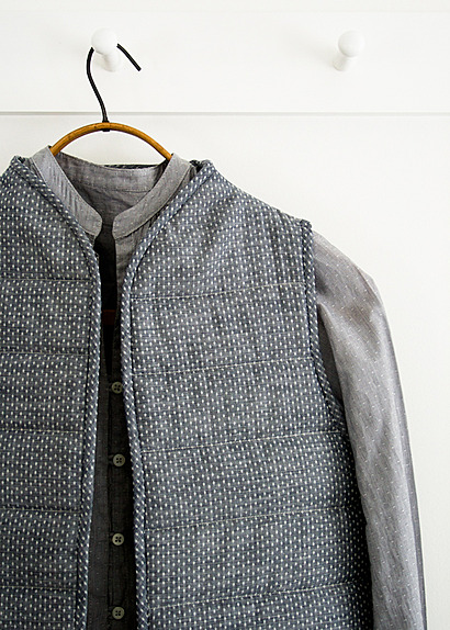 Free Quilted Vest sewing pattern by Purl Soho