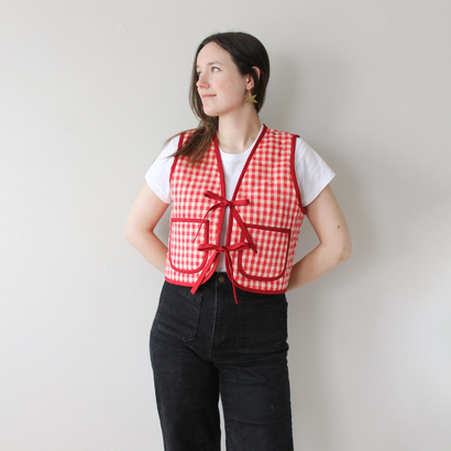 Sage Vest PDF Sewing Pattern by OhMeOhMySewing