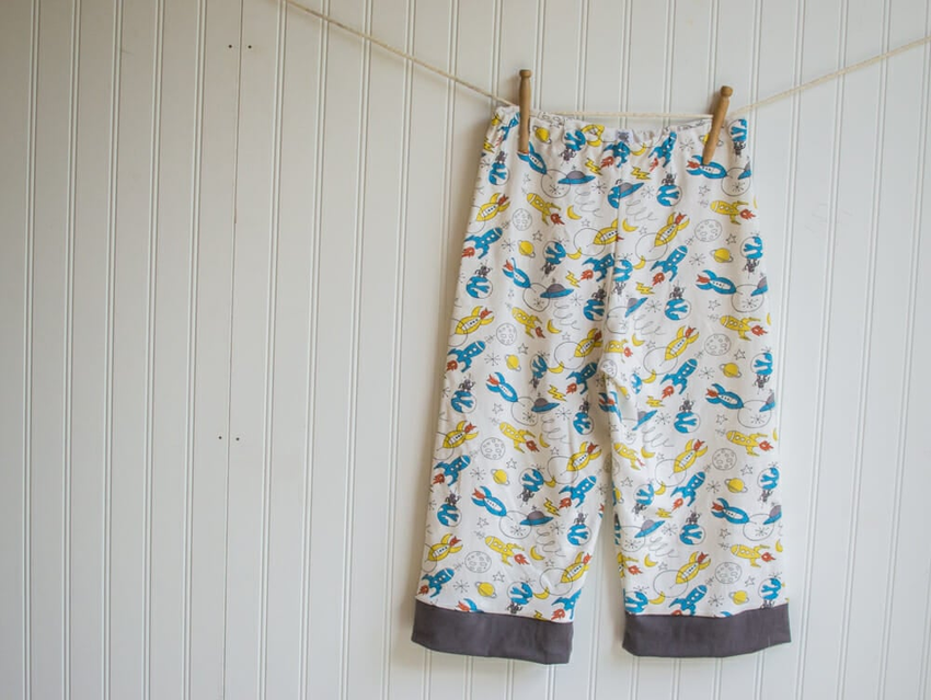 Sew Can She Free Kids Pajama Pants and Shorts Pattern