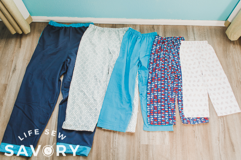 Life Sew Savory Free Family Pajama Pants Pattern