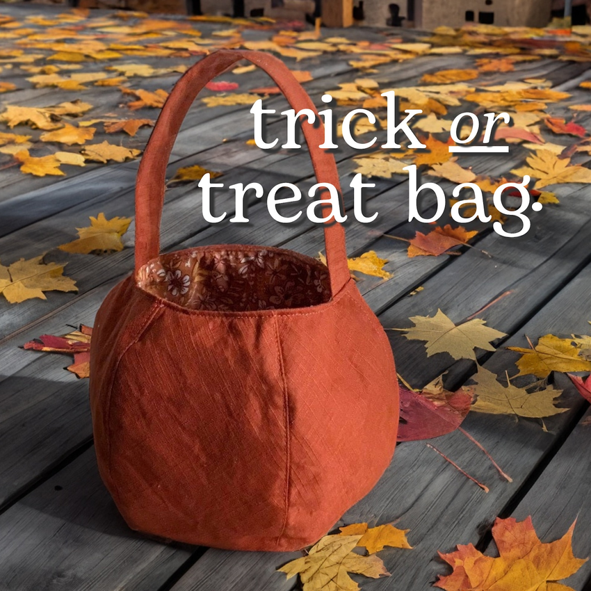 Reusable pumpkin or cauldron tote