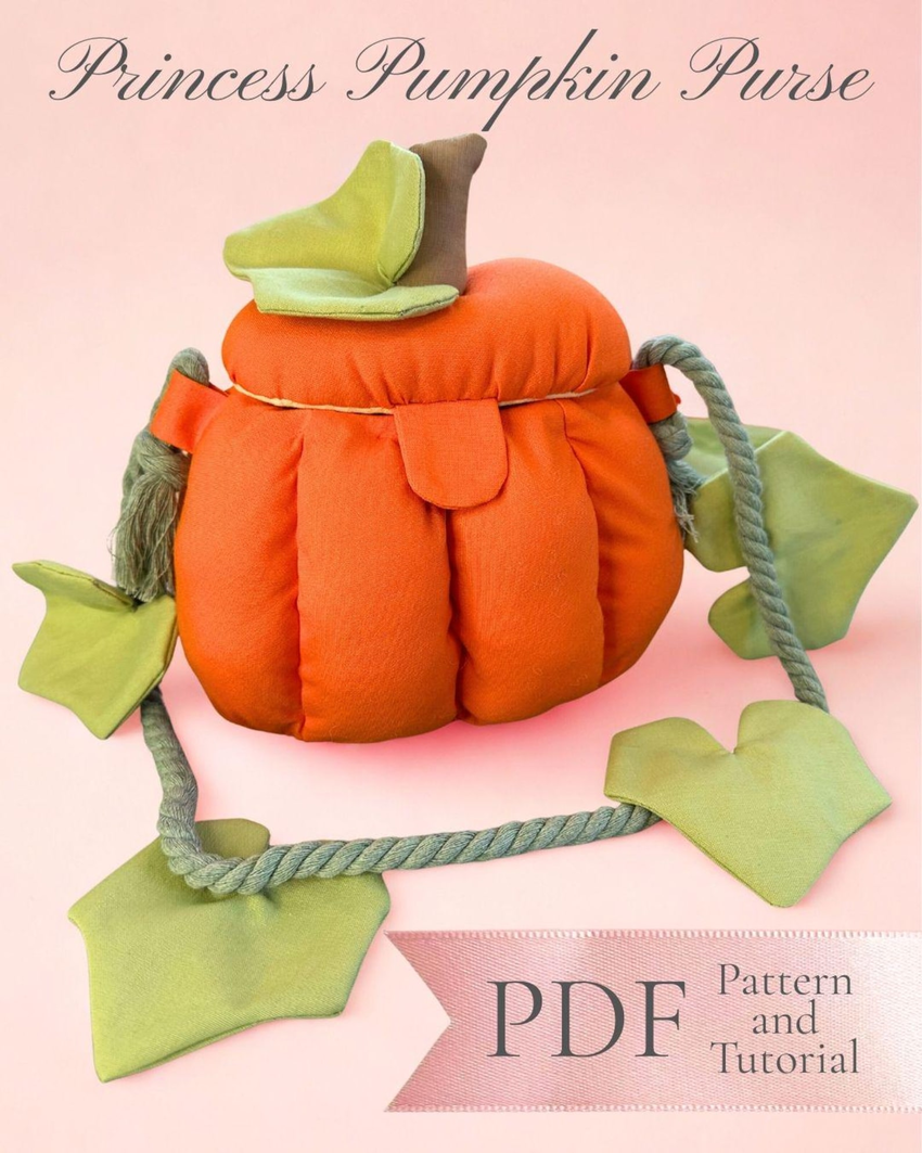 whimsical fairytale pumpkin purse sewing tutorial