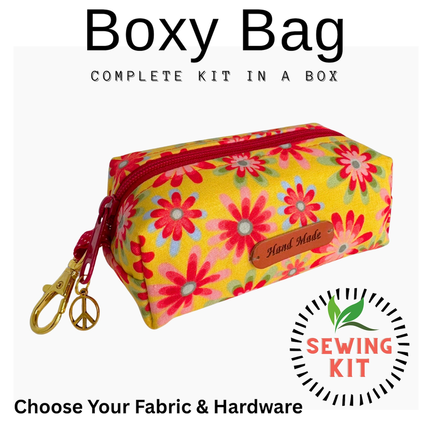 Complete zippered bag sewing kit by MergeFabricAndCrafts