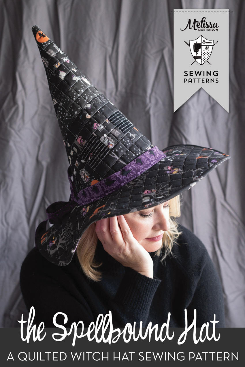 The spellbound quilted witch hat by PolkaDotChair