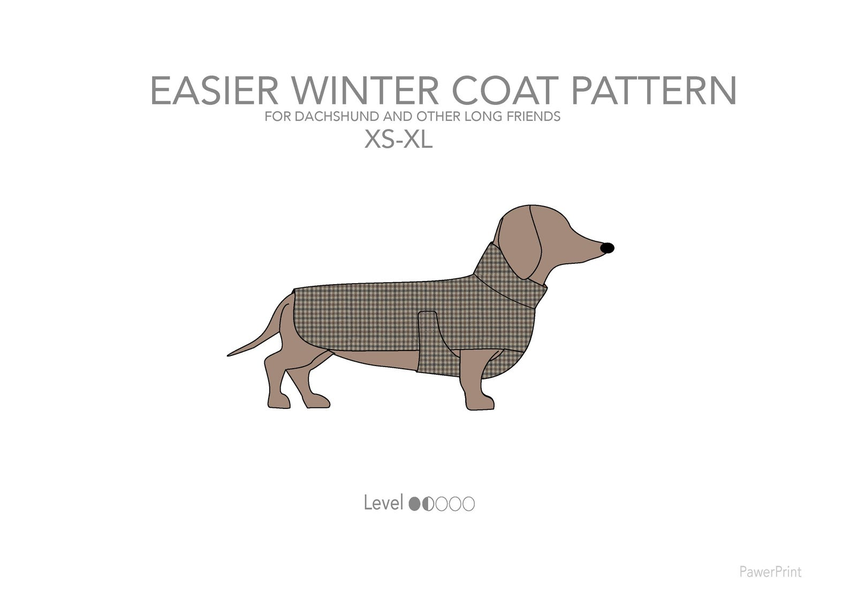 Dachshund Winter Coat by PawerPrint