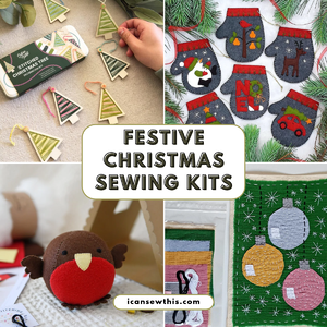 Cozy Christmas sewing kits for easy handmade holiday decor - Festive Christmas sewing kits for beginners and seasoned makers