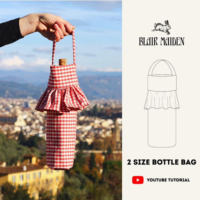 Ruffle Bottle Bag by BlairMaiden